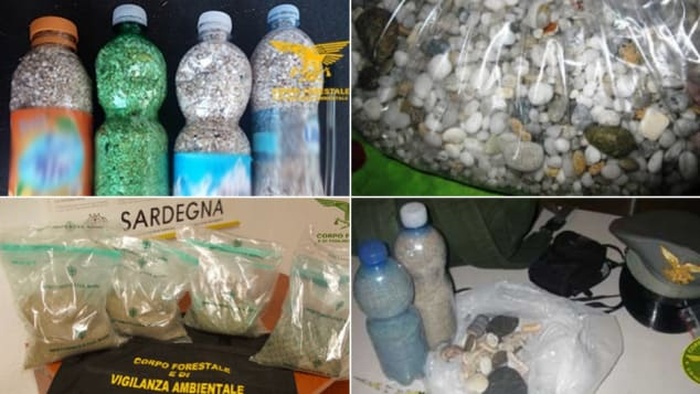 Француза оштрафовали на 1 тыс. евро за попытку вывоза из Италии песка в бутылках. Фото: CNN