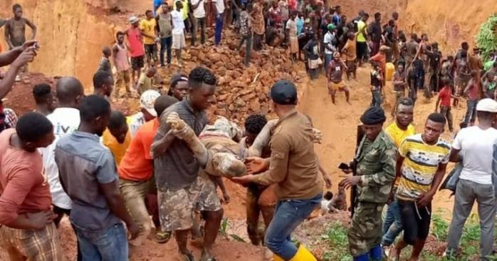 У Конго стався обвал на золотій копальні, фото: PeopleNews