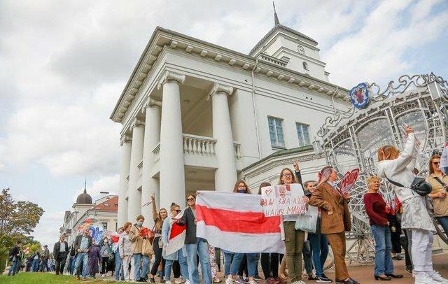 Протести у Білорусі. Фото: Tut.by