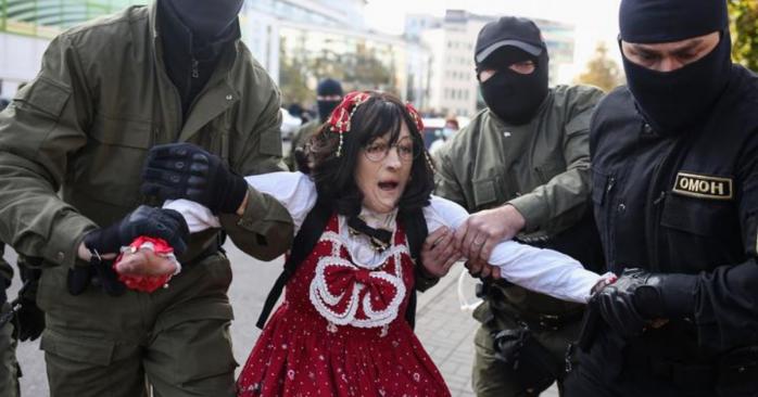 Во время акций протеста в Минске, фото: Tut.by