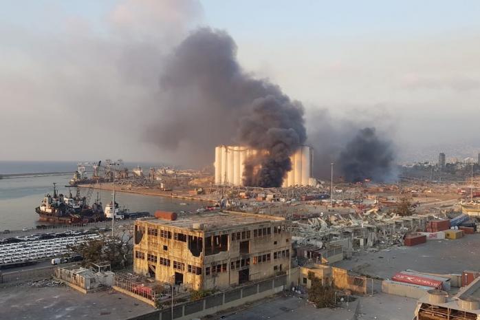 Взрыв в Бейруте. Фото: Лига