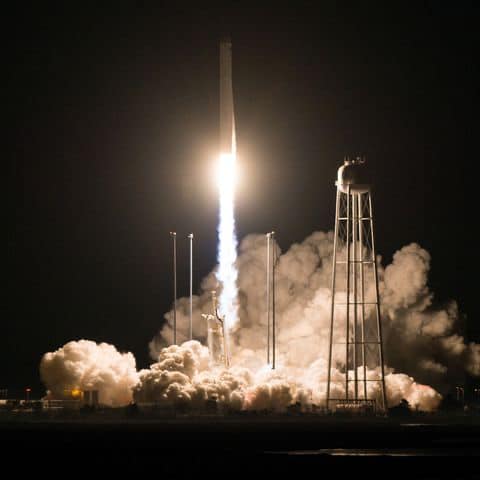 Запуск ракети на МКС. Фото: прес-служба посольства
