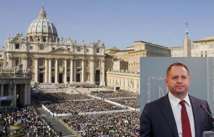 Єрмак провів секретну зустріч у Ватикані — ЗМІ