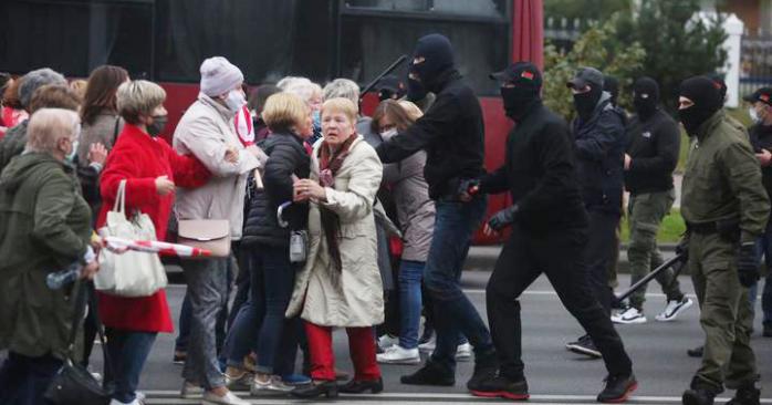 Мітинг пенсіонерів у Мінську. Фото: TYT.by.