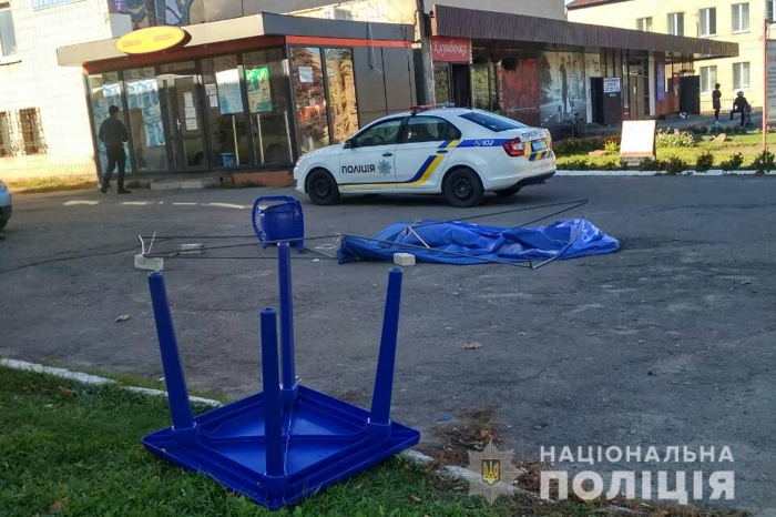 На Черниговщине из-за агитпалатки произошла стрельба, фото: МВД