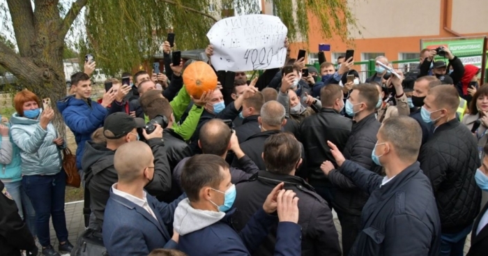 Владимир Зеленский 22 октября приехал на Волынь, фото: «Волынские новости»
