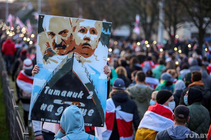 Протести у Білорусі. Фото: Tut.bt