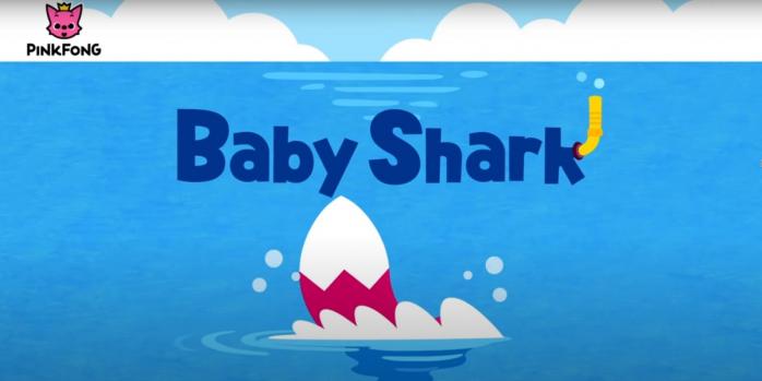 Видео на детскую песенку Baby Shark стало самым популярным на YouTube, скриншот видео