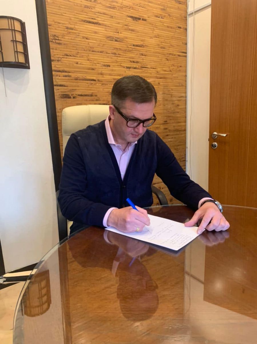 Игорь Уманский подал в отставку. Фото: Ihor Umanskyi в Facebook