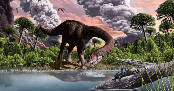 Глобальне потепління вплинуло на розміри динозаврів. Фото: J.Gonzales