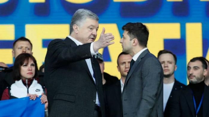 Зеленский назвал Порошенко коммерсантом, экс-президент ответил