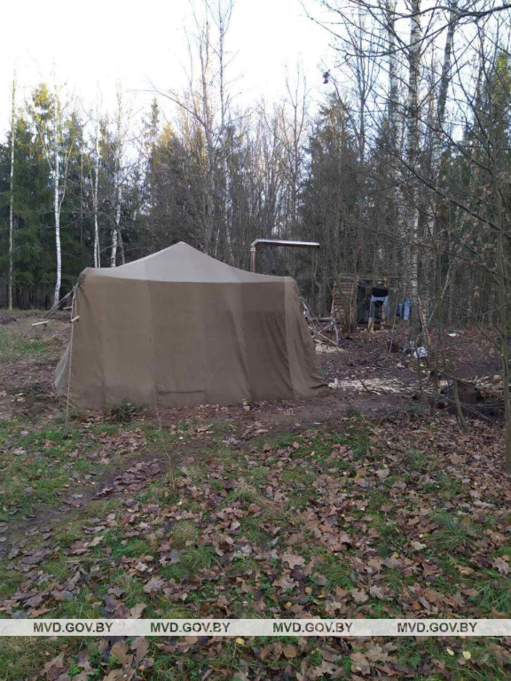 Белорусская семья скрывалась в лесу от «чипирования», фото: МВД Беларуси