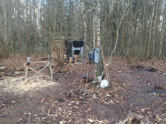 Белорусская семья скрывалась в лесу от «чипирования», фото: МВД Беларуси