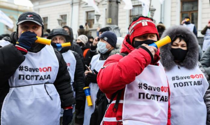 На фоне протестов в Раде решили срочно рассмотреть отсрочку закона о кассовых аппаратах, фото — РБК-Украина