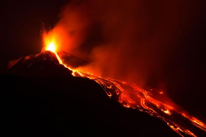 Вулкан Этна. Фото: Volcano Discovery