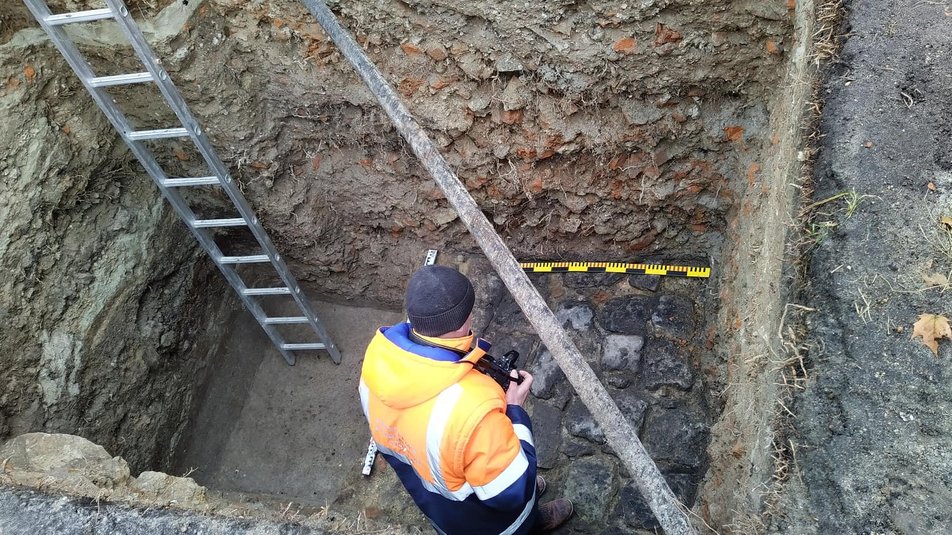 Раскопки во Львове. Фото: Суспільне