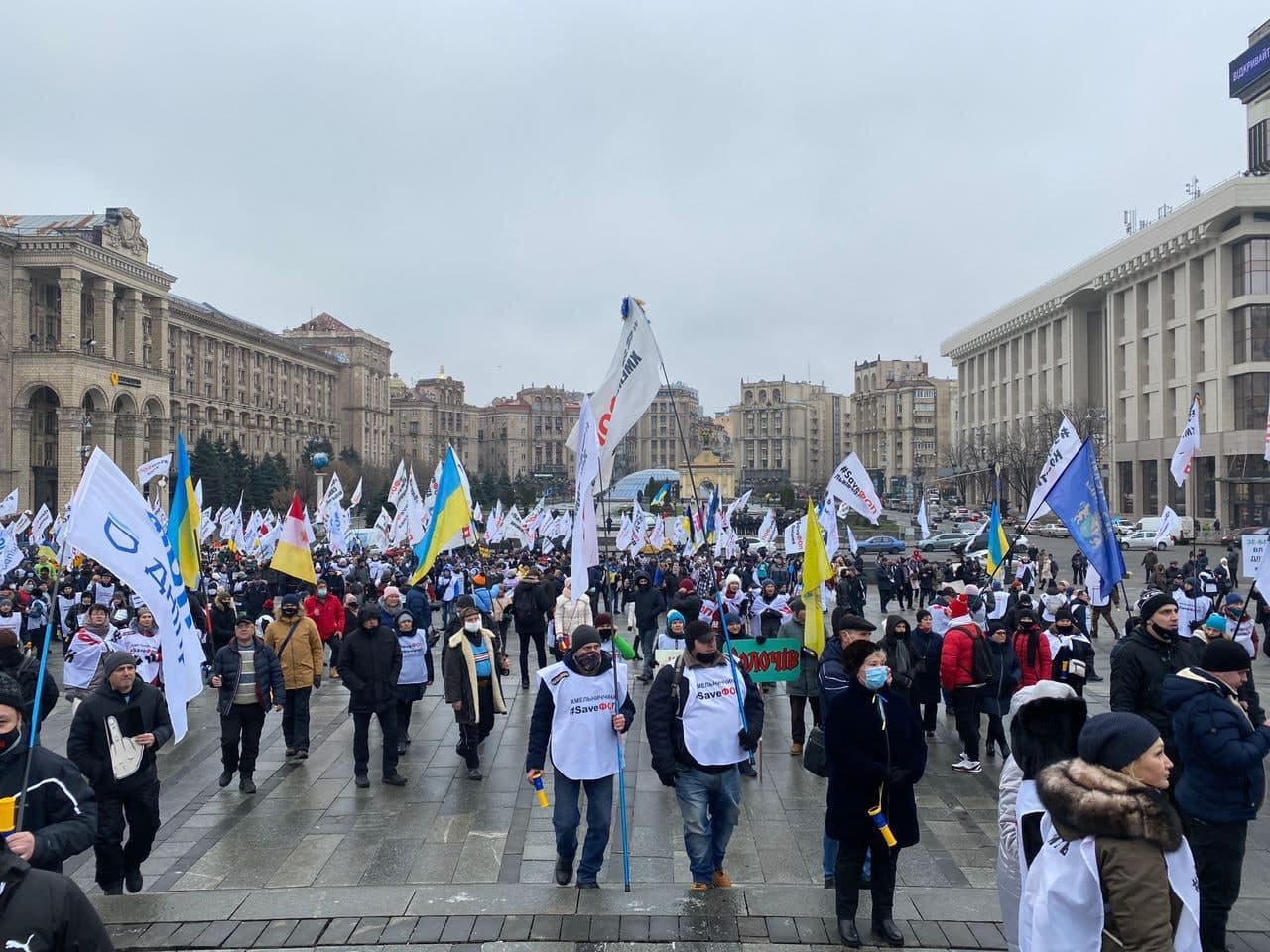Протесты в Киеве. Источник: Бабель