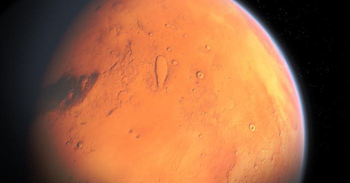 На Марсі знайшли дивовижний кратер з льодом, фото: