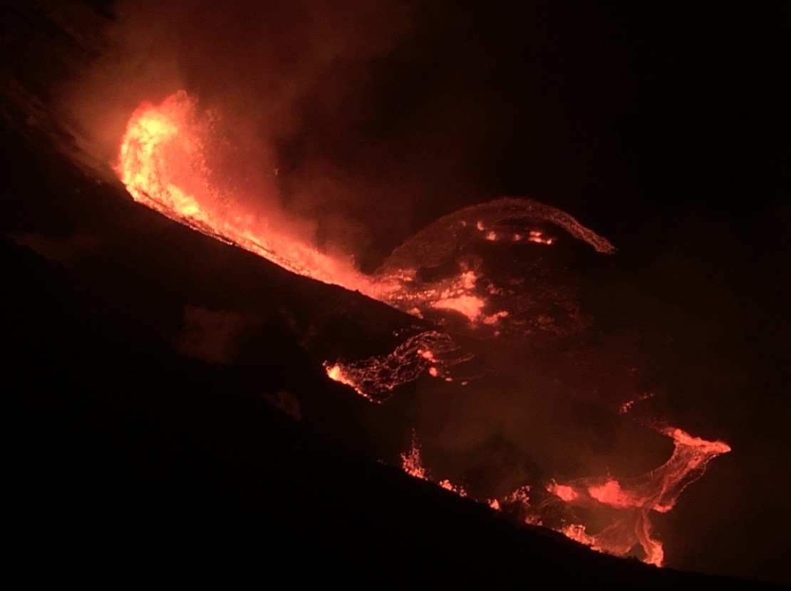 Виверження вулкану на Гавайський островах. Фото: watchers