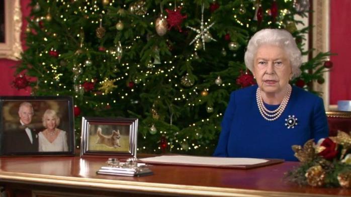 Різдвяне звернення королеви. Фото: BBC