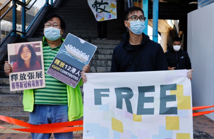 Жань Жан присудили четыре года тюрьмы за освещение эпидемии коронавируса. Фото: Reuters