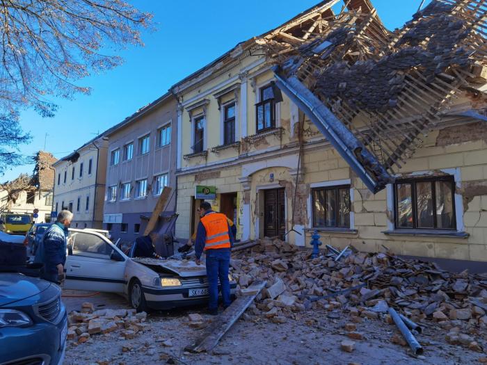 В Хорватии произошло мощное землетрясение, фото: Jutarnji list