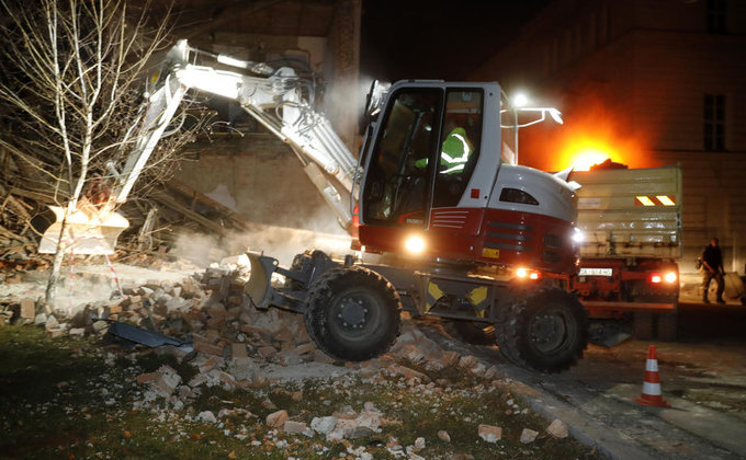 Землетрясение в Хорватии. Фото: BBC