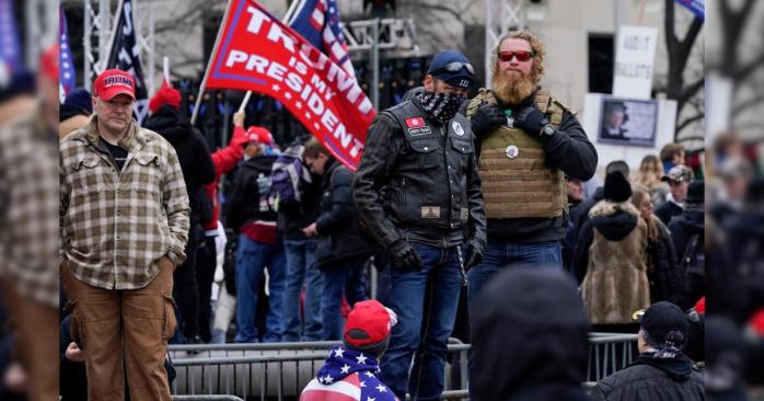 Сторонники Трампа собрались в Вашингтоне, фото: Associated Press