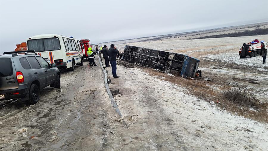 Авария автобуса в России. Фото: МВД РФ