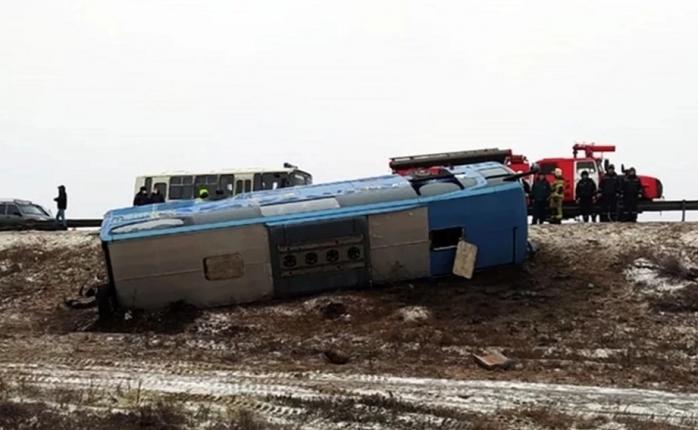 Авария автобуса в России. Фото: МВД РФ