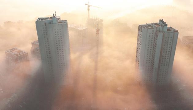 Загрязнение воздуха в Киеве. Фото: ukrinform.ua