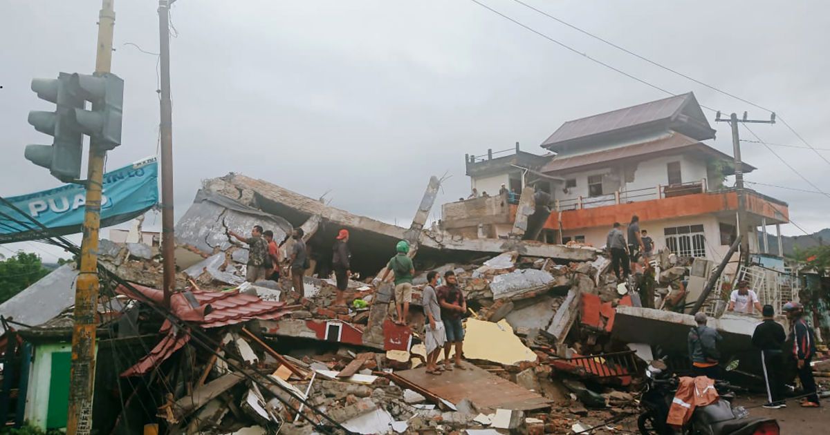 Землетрясение в Индонезии. Источник: Associated Press
