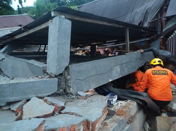 Землетрясение в Индонезии. Фото: Twitter