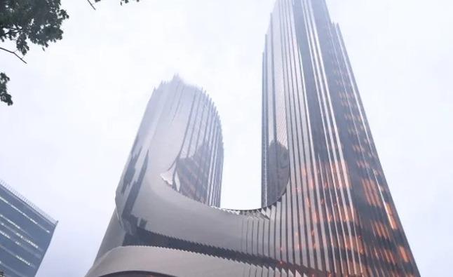 Футуристические небоскребы-близнецы построят в КНР. Фото: ZHA