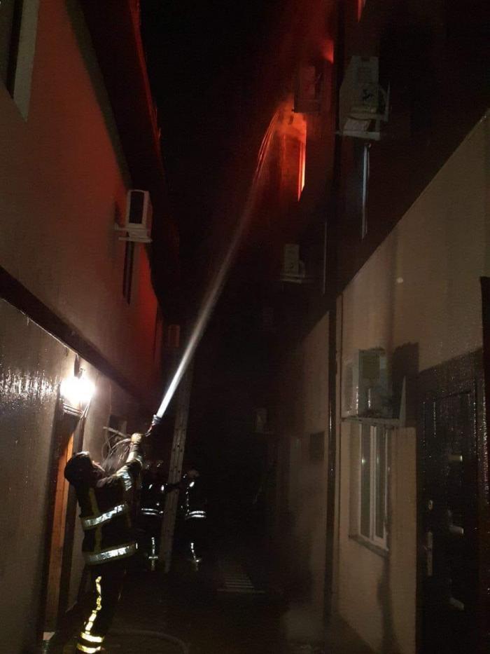 В одной из одесских гостиниц 17 января вспыхнул пожар, фото: ГСЧС