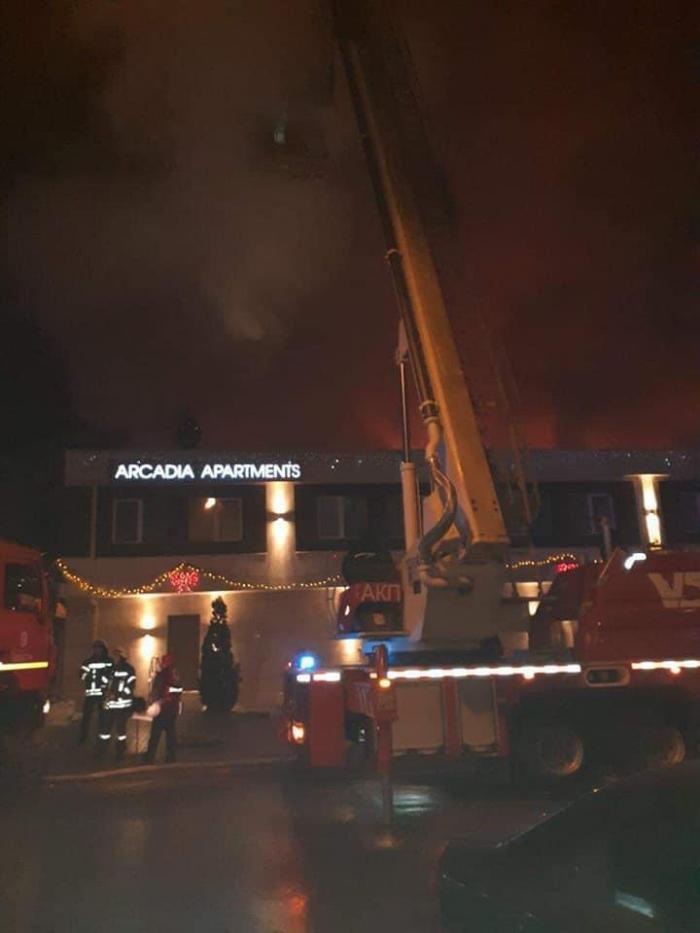 В одному з одеських готелів 17 січня спалахнула пожежа, фото: ДСНС