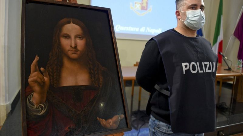 Украденную копию Леонардо да Винчи вернули итальянские полицейские. Источник: EPA