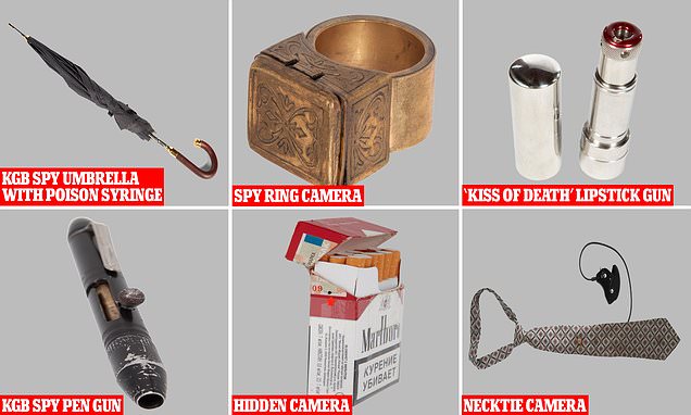 В США распродают экспонаты музея шпионажа КГБ, фото: The Daily Mail
