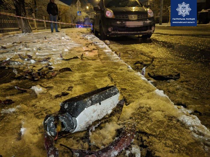 У Миколаєві нетверезий водій здійснив наїзд на співробітника поліції, фото: Національна поліція