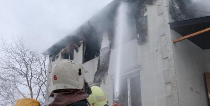 Пожар в харьковском пансионате для пожилых людей произошел 21 января, фото: «Суспільне»