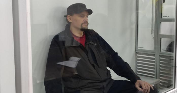 Луцький терорист Максим Кривош кличе в суд президента Зеленського. Фото: Суспільне