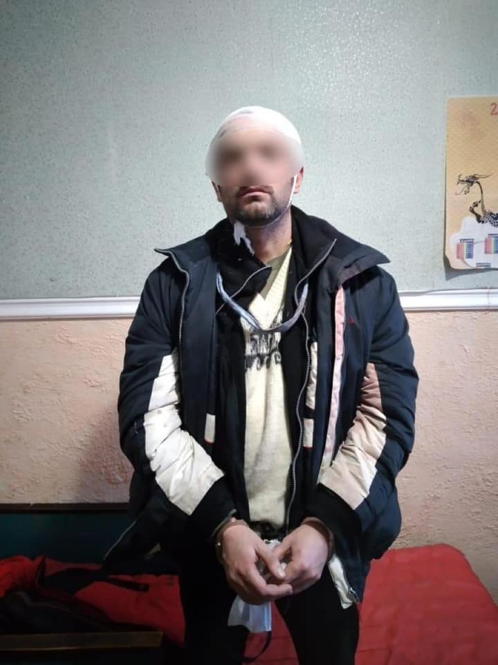 37-річного чоловіка затримали після підпалу «Епіцентра», фото: Сергей Шайхет