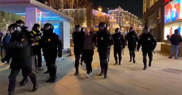 Під час акцій протесту у Москві, фото: NewsRu