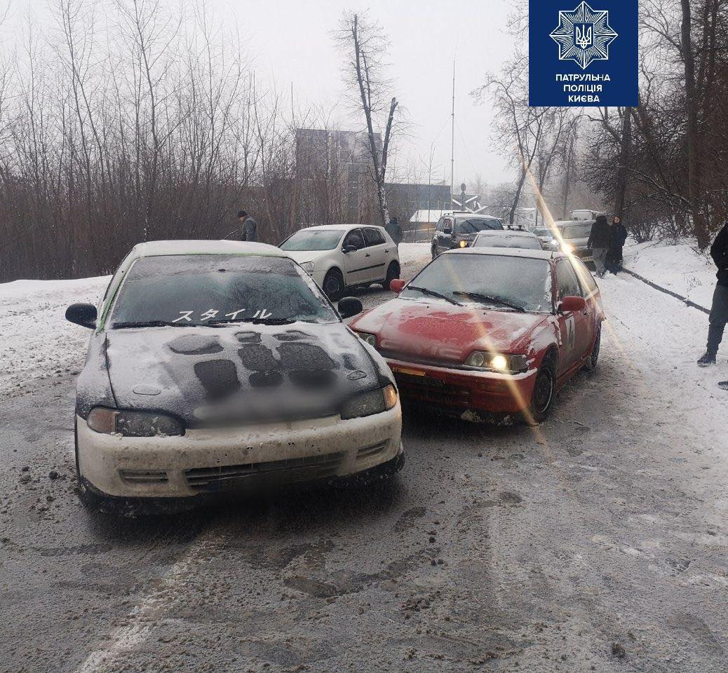 ДТП в Киеве. Фото: патрульная полиция