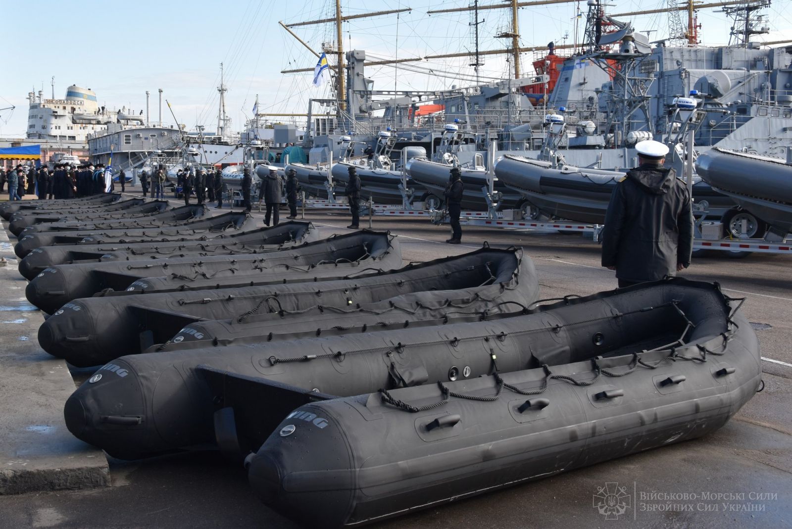 США передали ВМФ Украины патрульные катера и лодки. Фото: ВМС Украины