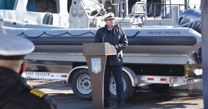 США передали ВМФ України патрульні катери та човни. Фото: ВМС України