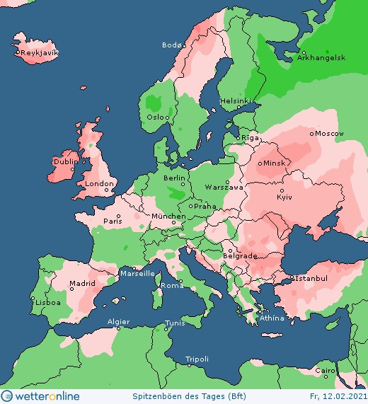 Прогноз погоды. Карта: Facebook