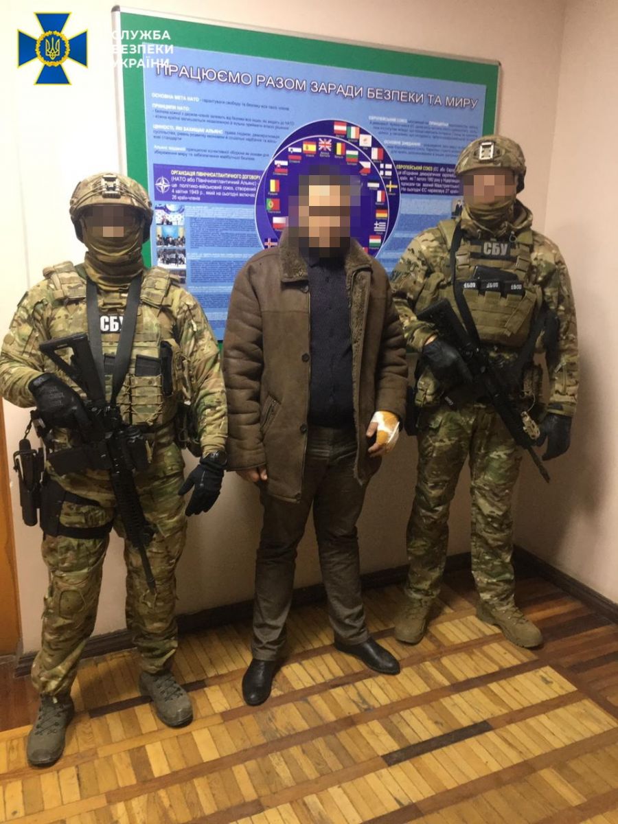 Командира диверсантів ЛНР затримали на Одещині. Фото: СБУ