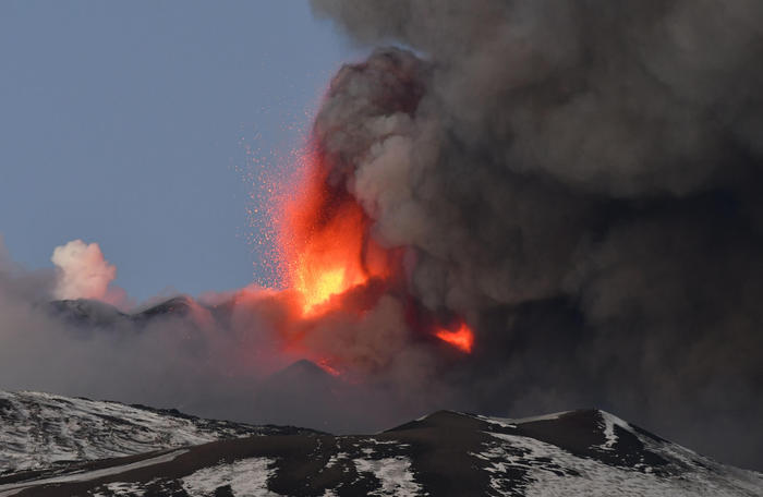 Вулкан Етна знову прокинувся. Фото: ANSA