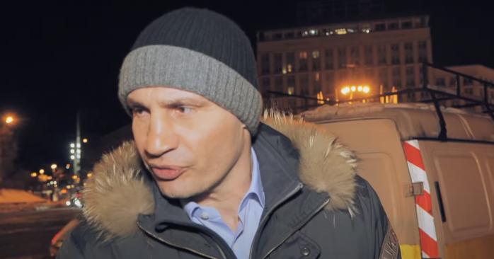 Кличко призвал киевлян готовиться к наводнению. Скриншот из видео. Фото: